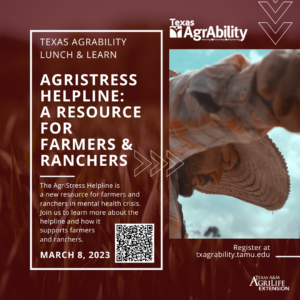 AgriStress Helpline - A Resource for Farmers & Ranchers